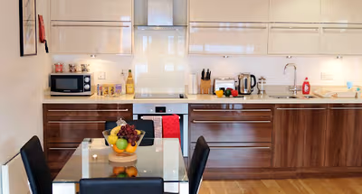 Fully equipped kitchen at Ruislip Apartments