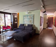 The living area from the GALLERY SUITE