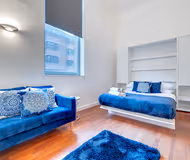 Cosy living area in Centralofts Apartments on Waterloo Street