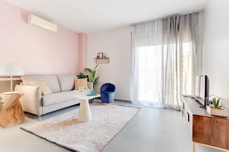 Living room at Callao Serviced Apartments