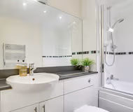 Luxury bathroom at The Corporate Serviced Apartments