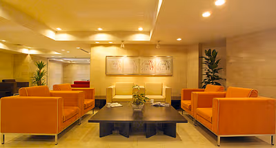 Comfy living area at Takanawa Apartments