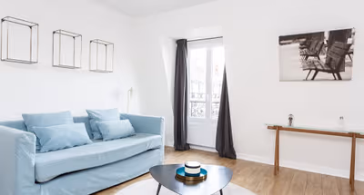 Spacious living area at Saint Honore Serviced Apartment, Champs Elysees