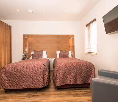 Bedroom at Holyrood Apartments Edinburgh