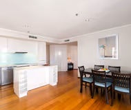 Stunning living area in Quest River Park Central