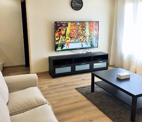 Living room at Al Balajat Street Serviced Apartment