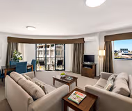 Living room at Quest West End