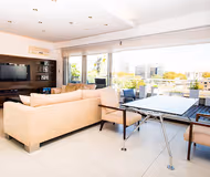 Living area at Dique Madero