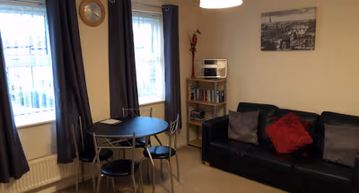 Living room at Barley Mews, Sugar Way