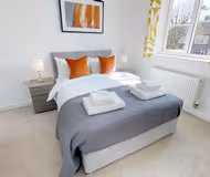 Comfy living room at Cole Green Lane