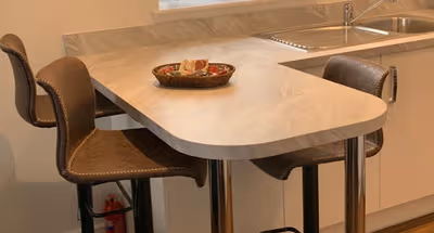 Dining area at Lakeside Two Bed Luxury Flat No Parties No Events