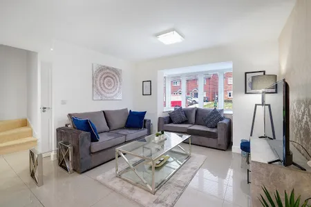 Living area at 5 Bedroom House at Leavesden