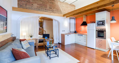 Living room at Urbana Loft Diagonal