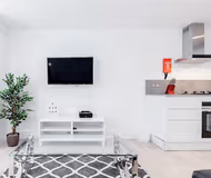 living space at Ealing apartment