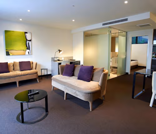 Stunning living area in Quest Hawthorn