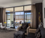 Living room at Quest Rotorua Central