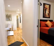 Bedroom at East Village apartment