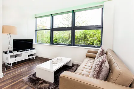Apartments in the CENTRO at Milton Keynes living room