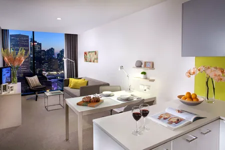 Dining space at CBD apartment