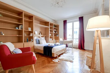 Comfy living area at Liege Serviced Apartment, Champs Elysees