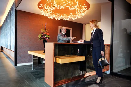 Entrance of Salford apartment