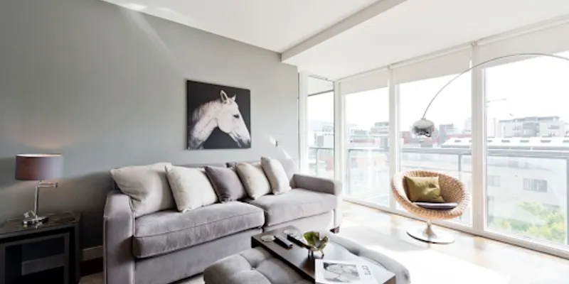 Riverside Apartment living room