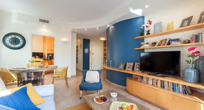 Living area at Washington