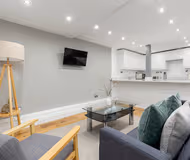 Living room at The Camden Flat
