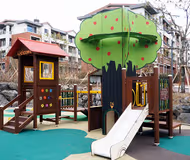 Comfy living area at Somerset Jeju Shinhwa World