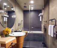 Bathroom at Somerset International Building Tianjin