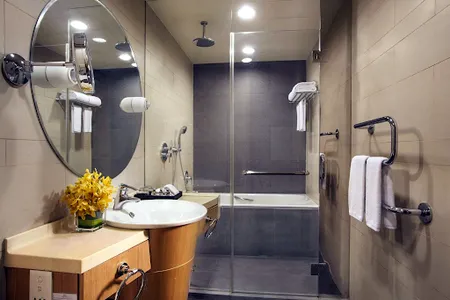 Bathroom at Somerset International Building Tianjin