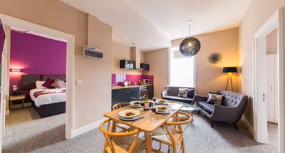 Living space - 2 bed apartment