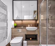 Bathroom at Hackney Wick Serviced Apartments by MySquare