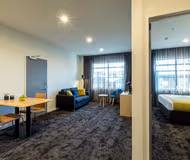 Stunning living area in Quest on Manchester