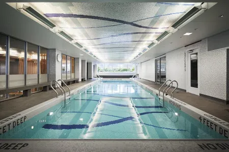 Pool side at West 42nd Street Furnished Apartment, Manhattan