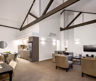 Cosy living area in Newcastle West Apartment