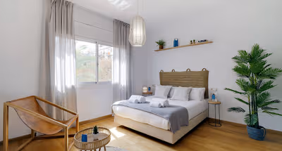 Luxury bedroom at Monumental