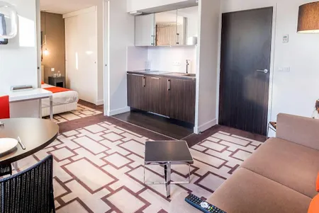 Living room at Hipark by Adagio Grenoble