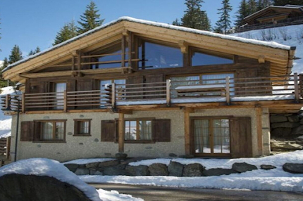 NESTLED JUST OFF THE SKI LIFT WITH ELEVATED VIEWS OF THE VALLEY OF VERBIER