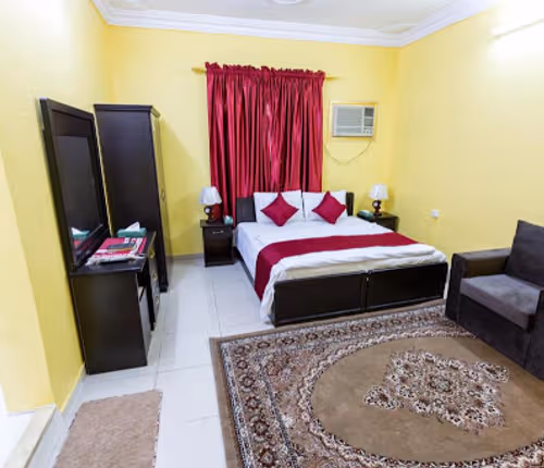 Bedroom at Al hizam road Serviced Apartment