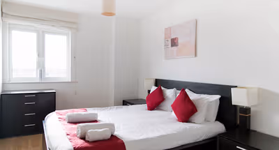 Luxury bedroom at Park Heights