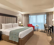 Comfy living area at Somerset Millennium Makati