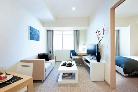 Stunning living area in Nambanaka Serviced Apartment