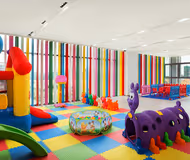 Simplistic living area in CASA Meridian Residence