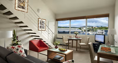 living space at Somerset on the Pier Hobart