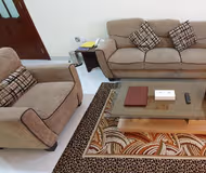 Comfy living area at Al Meedar Street Serviced Apartments, Al Zahiyah