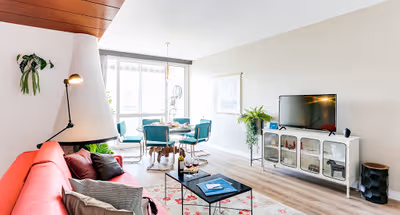 Living room at Eixample Borrell