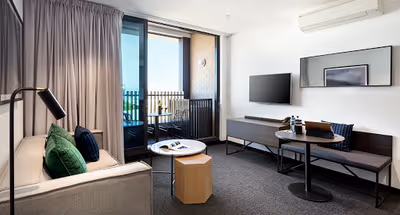 Stunning living area in Quest Penrith