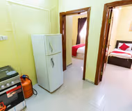 Basic kitchenette at Al hizam road Serviced Apartment