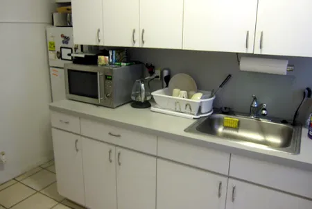 Kitchen at West 55th Street Apartment